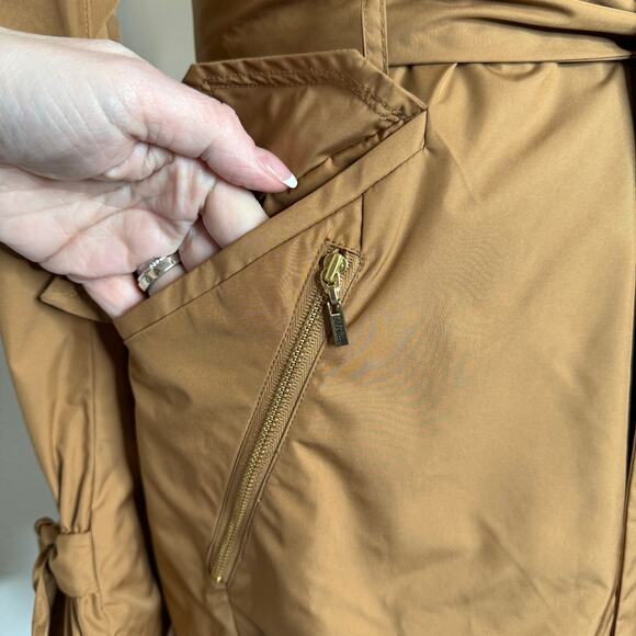 Cole Haan Double Layer Lightweight Rain / Trench Sz L NWT AND C.H. Hanging bag!! - Picture 13 of 13